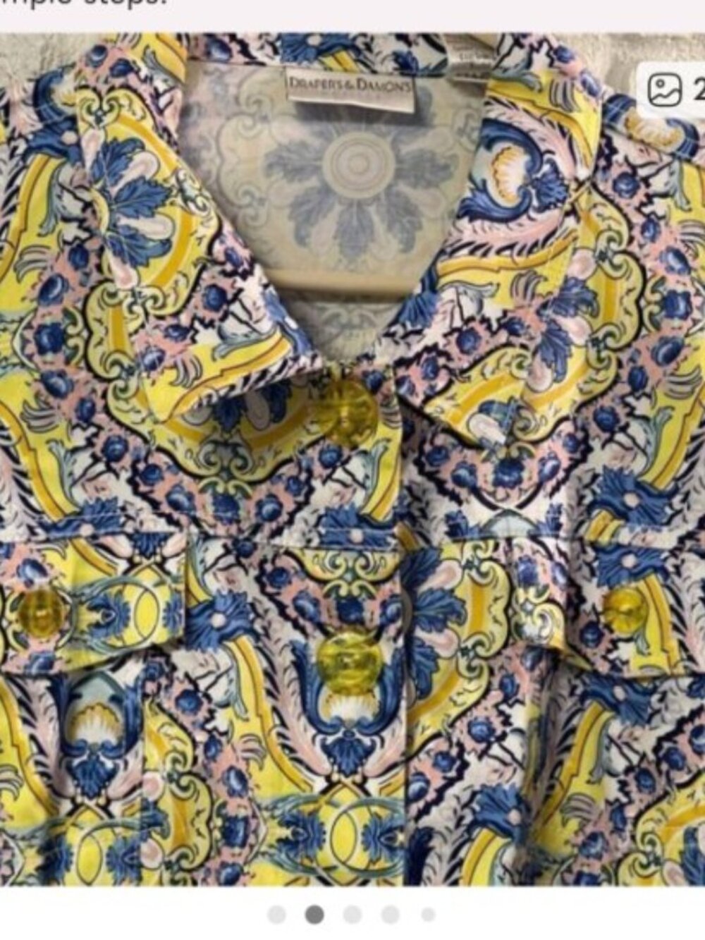 Beautiful Floral Spring Jacket - Picture 6 of 6